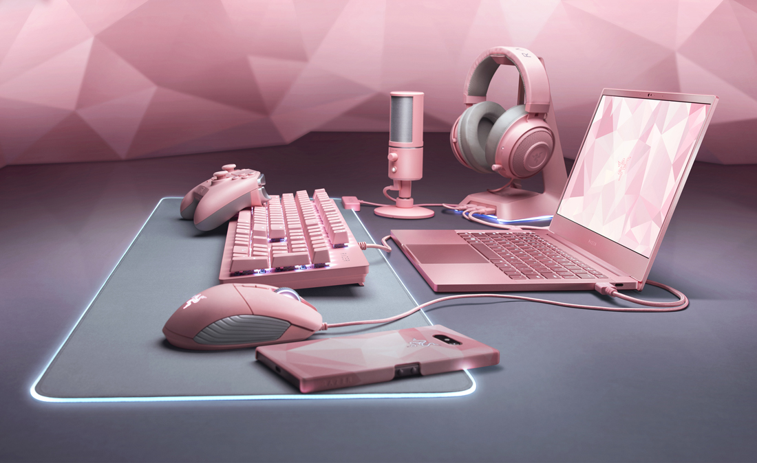 Razer hits its hardware with a splash of pink