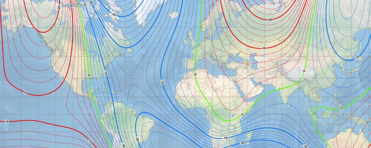 Magnetic north is moving quickly causing compasses to show misleading directions