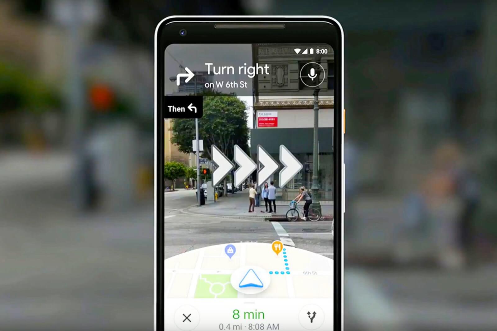Google Maps' AR navigation feature arriving soon for some users