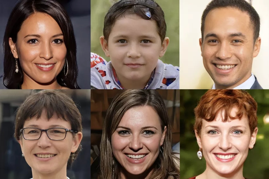 This website uses AI to generate a fake human face every two seconds