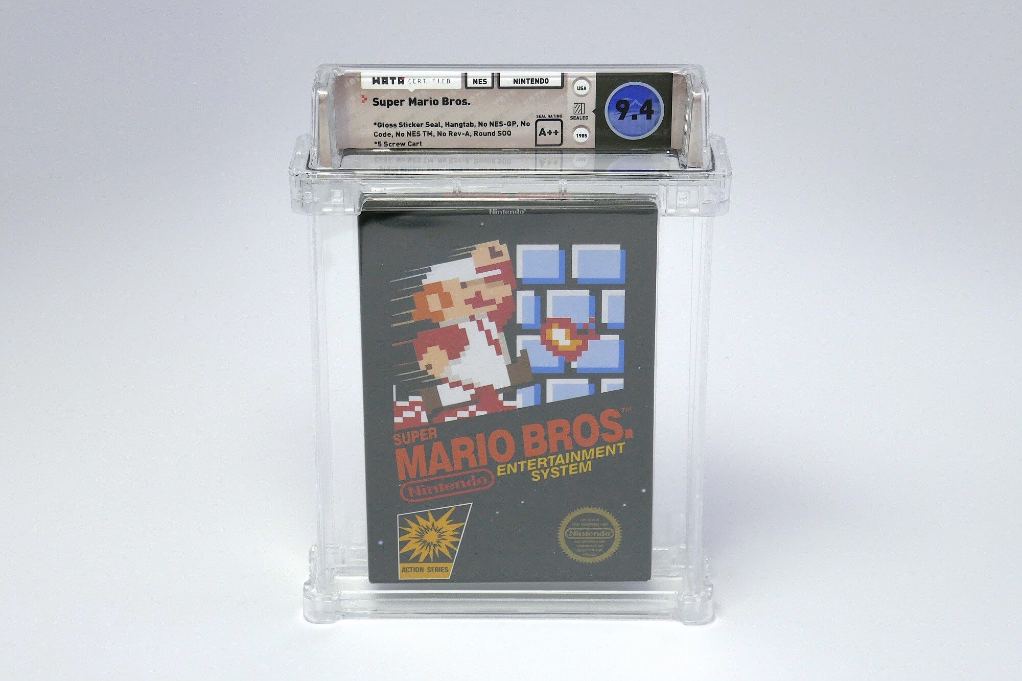 Sealed copy of Super Mario Bros. goes for over $100,000 at auction