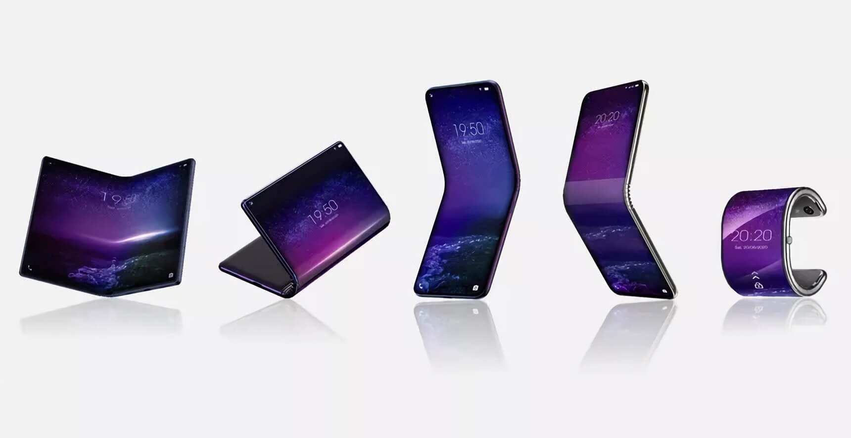 TCL shows off foldable devices, including a phone that bends into a smartwatch