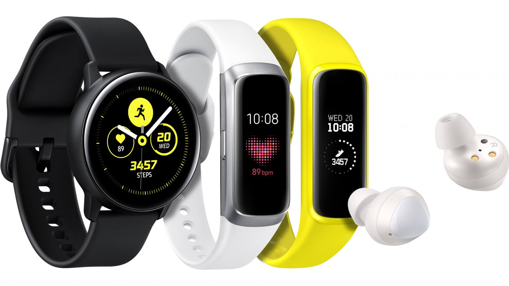 Samsung unveils the Galaxy Buds, the Galaxy Watch Active, and the Galaxy Fit