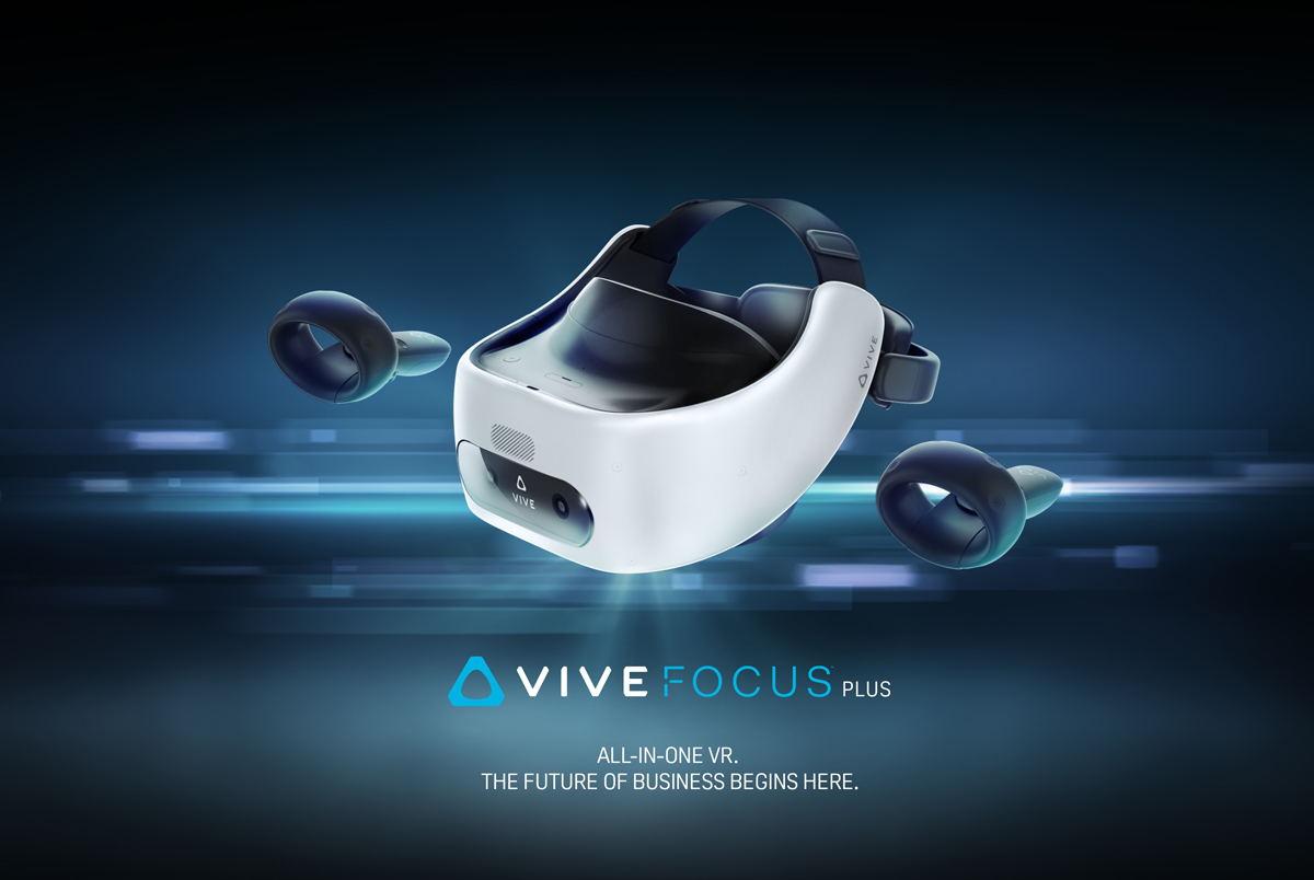 HTC's new Vive Focus Plus gets two 6DoF motion controllers