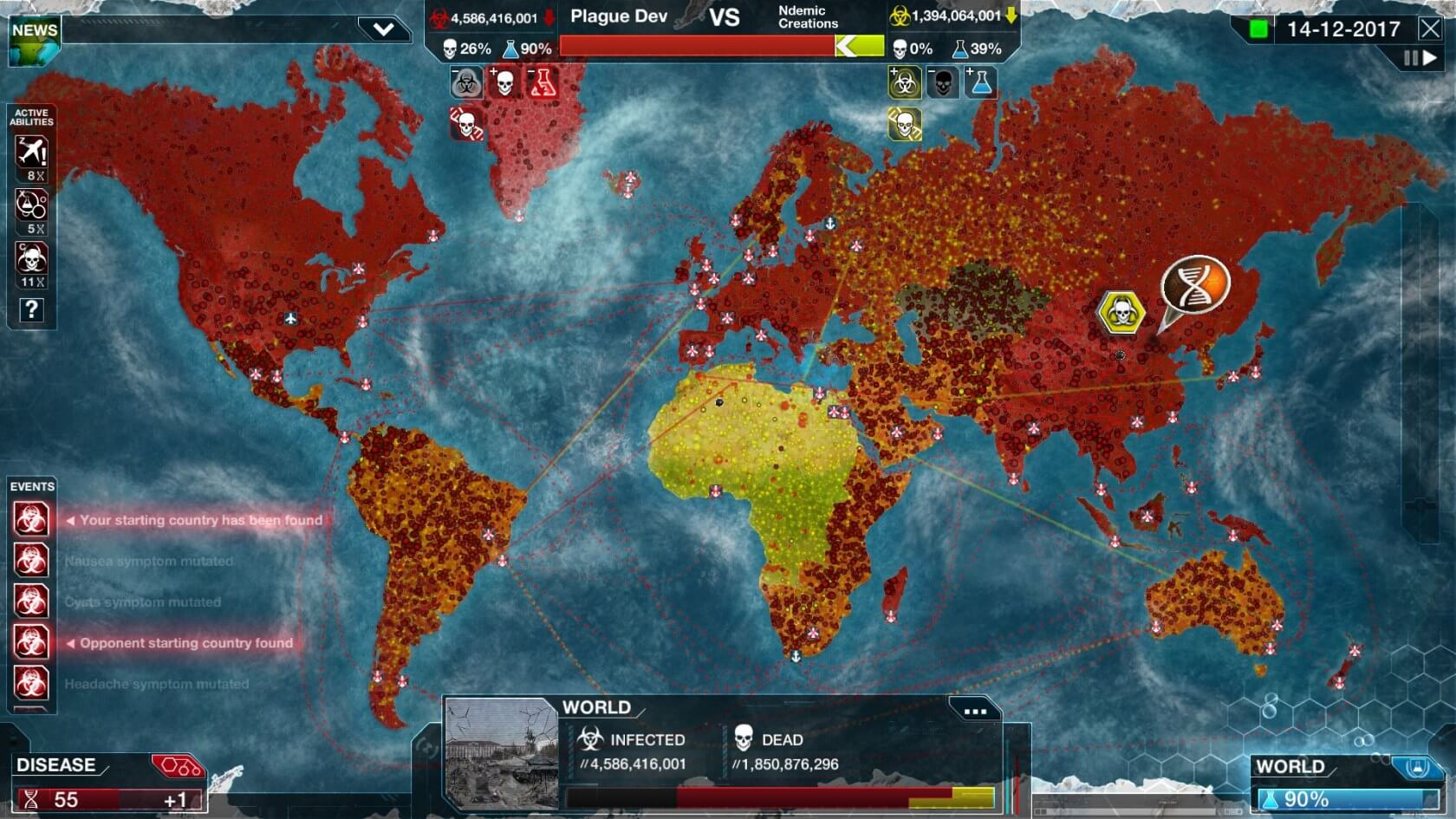 Plague Inc.'s new mode lets players save the world from a pandemic instead of destroying it