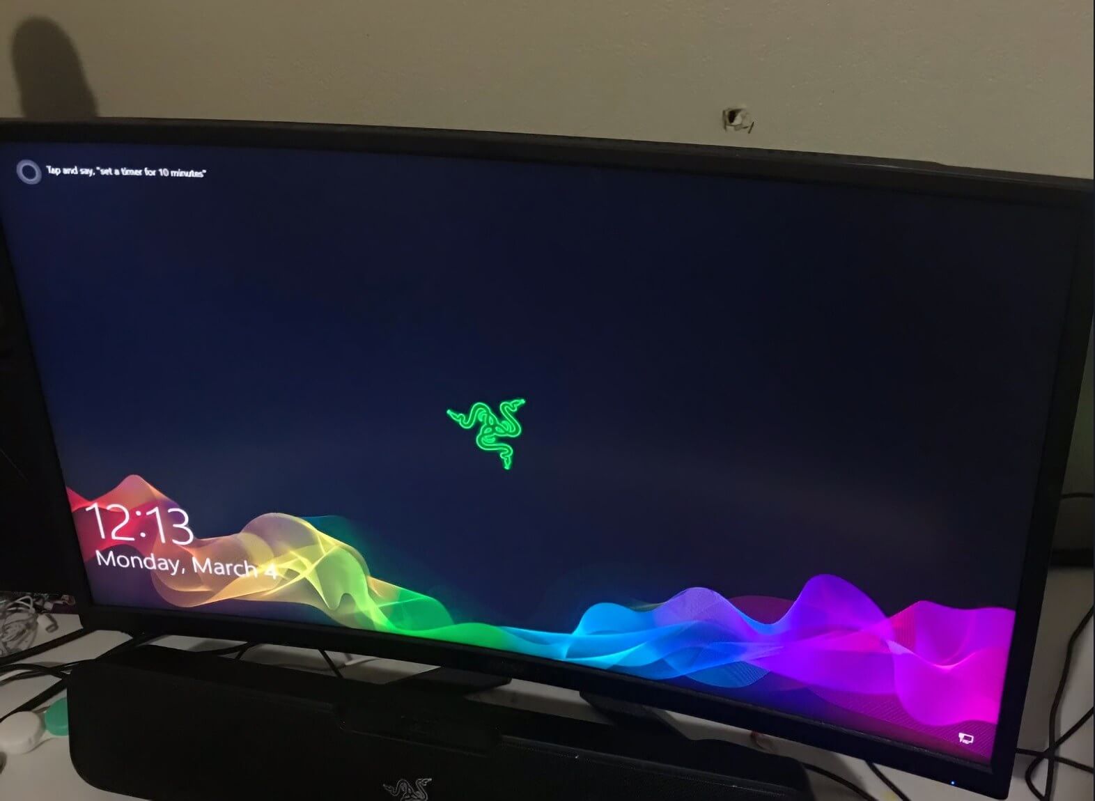 MSI gaming monitor functions perfectly after blocking a bullet