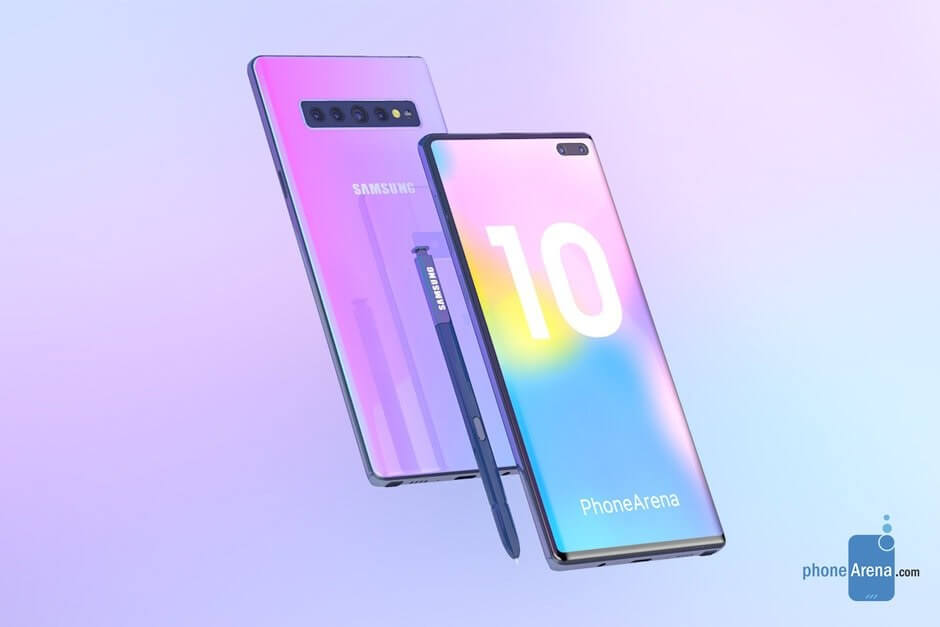 Renders show potential design of Galaxy Note 10