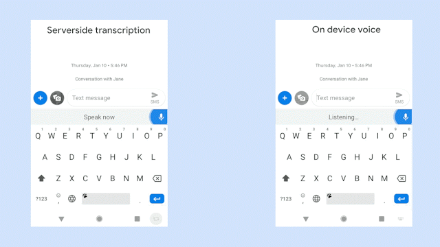 google makes speech to text available