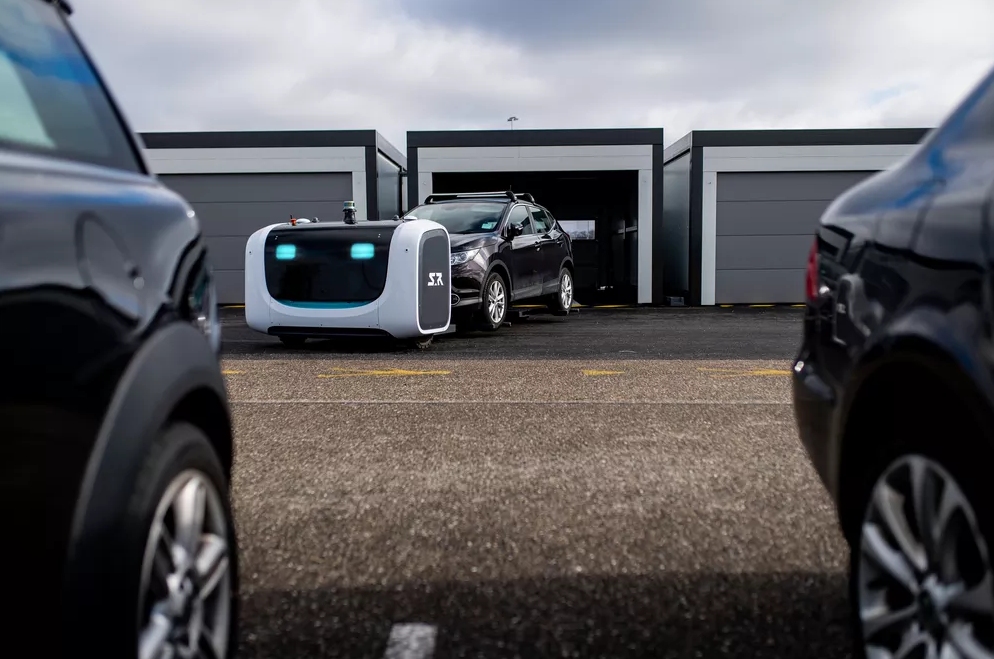 Robot valets are now parking vehicles at an airport in France