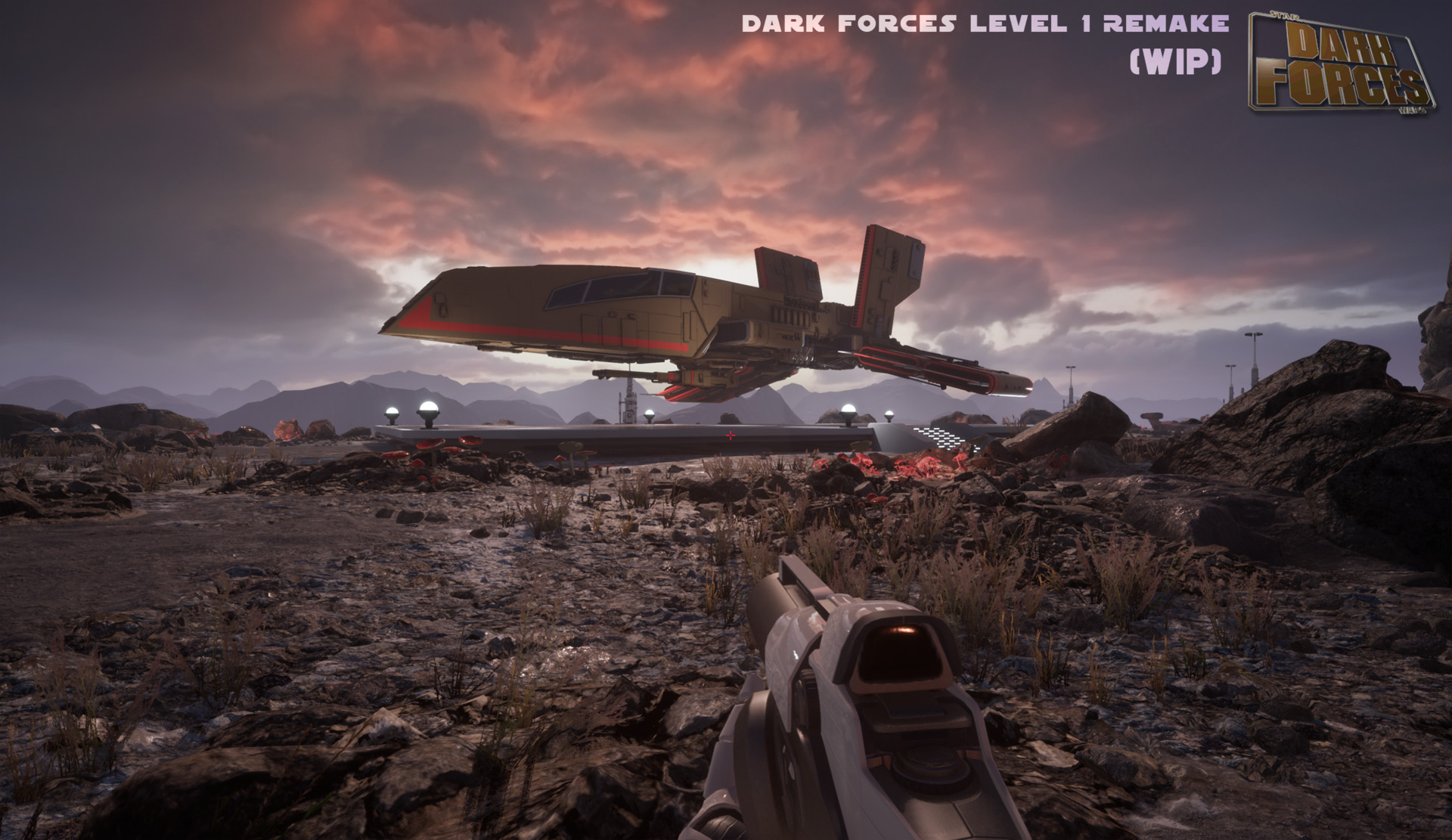 You can play this amazing fan remake of the first level from Star Wars: Dark Forces