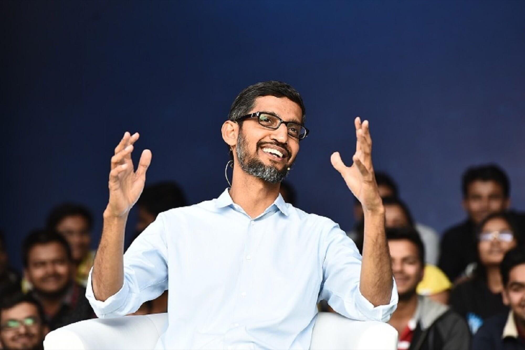 Sundar Pichai is meeting with Pentagon officials to discuss AI in China