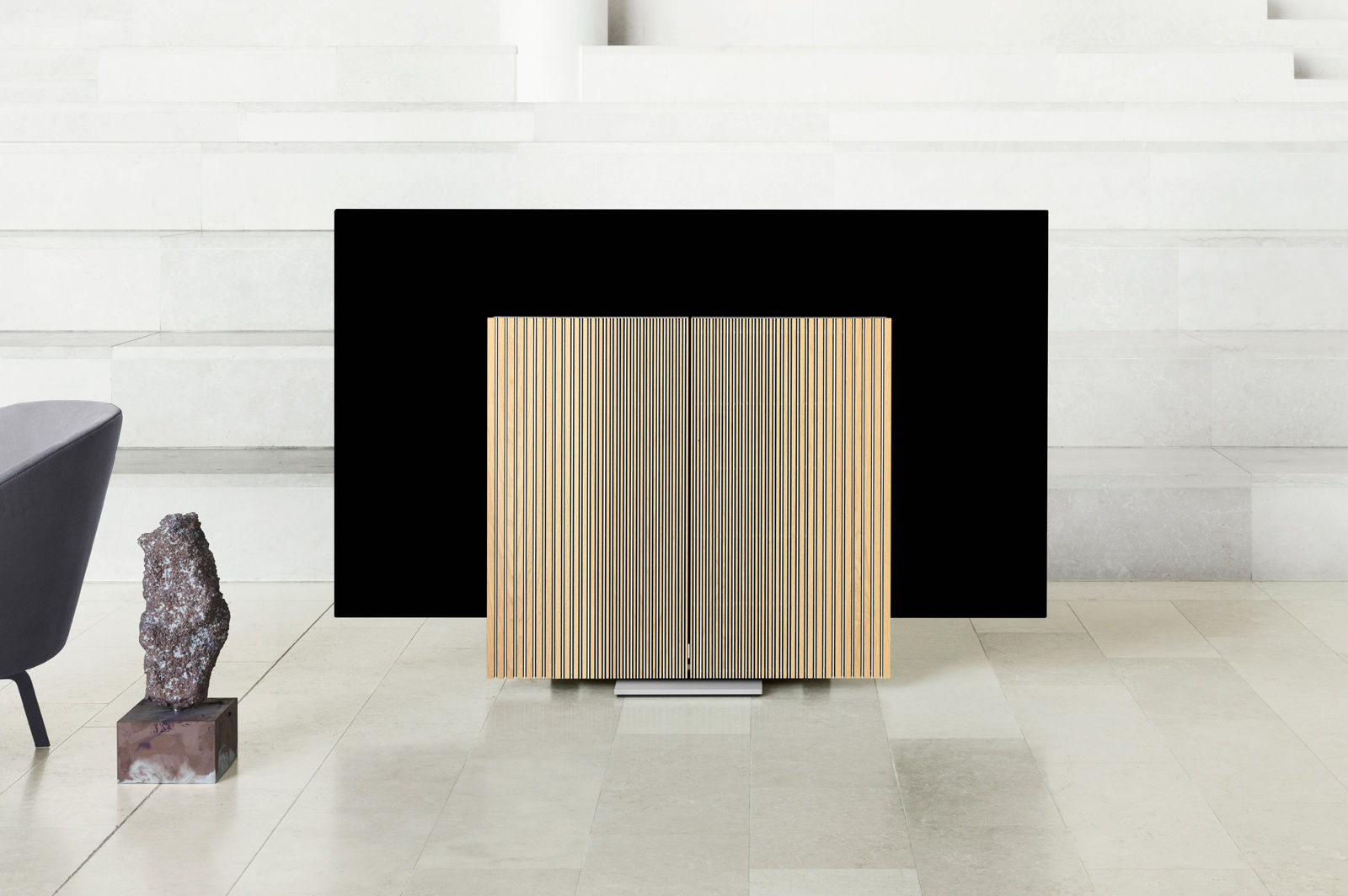 Bang & Olufsen unveils the Beovision Harmony, an all-in-one TV and speaker system