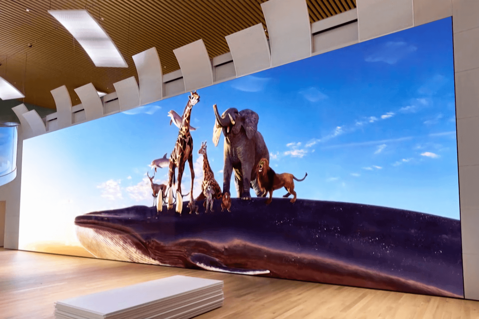 Sony builds a MicroLED 16K screen for Japanese cosmetics business