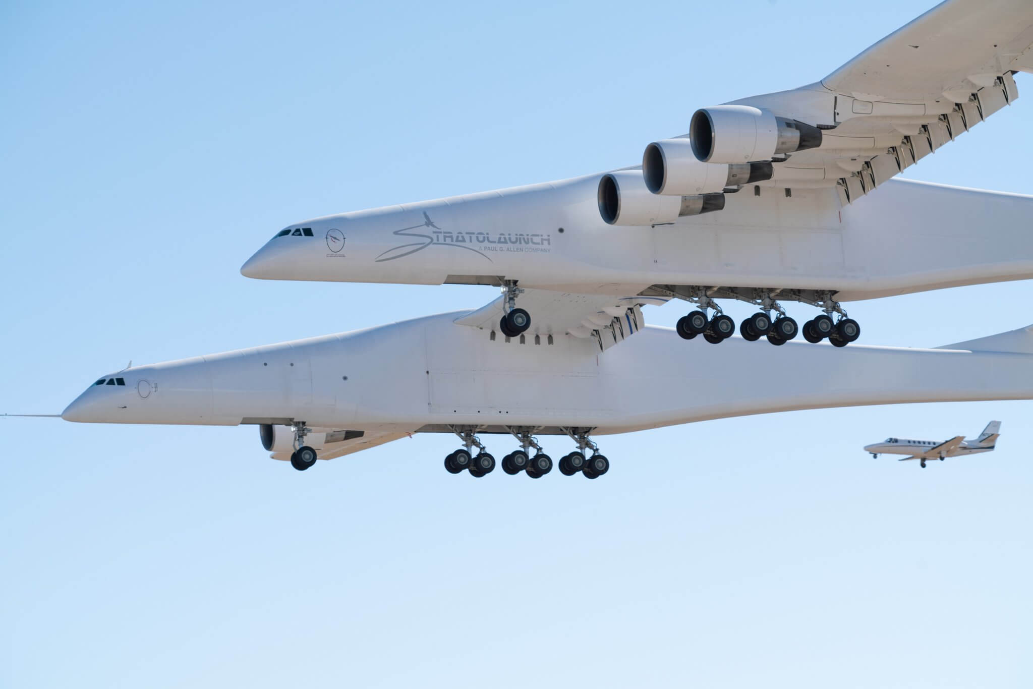 World's largest plane completes a successful first flight