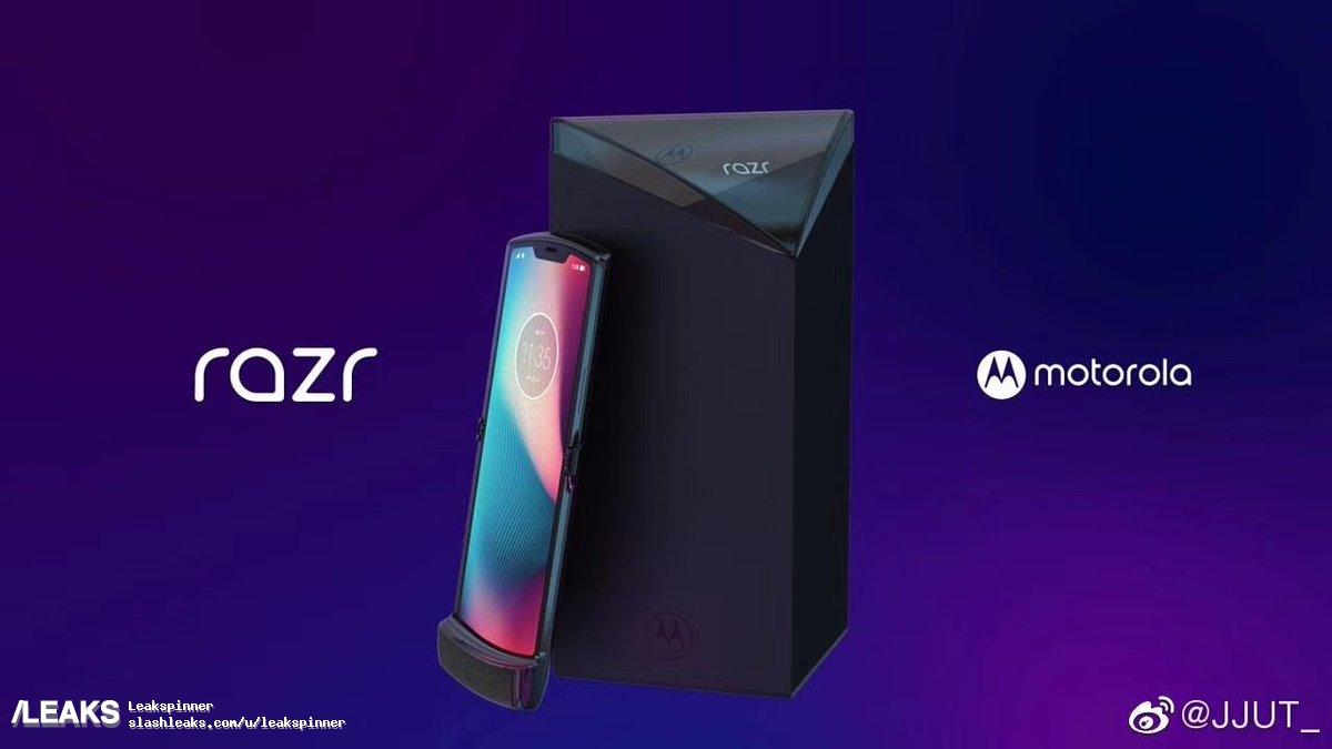 Leaked renders provide a closer look at Motorola's upcoming foldable Razr smartphone