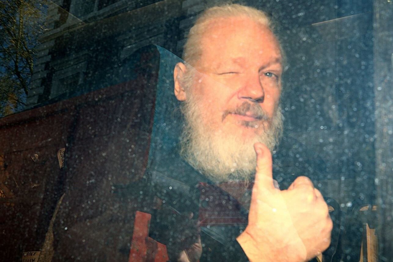 Julian Assange sentenced to 50 weeks in prison for skipping bail