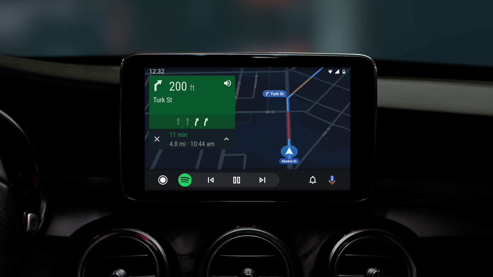 Android Auto is getting a streamlined interface, dark mode, and improved features this summer