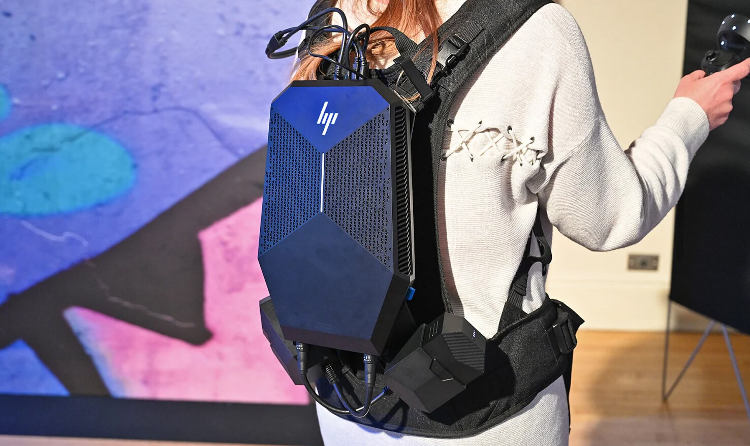 HP's new VR Backpack is powered by an 8th gen Intel Core i7 and GeForce GTX 2080 graphics