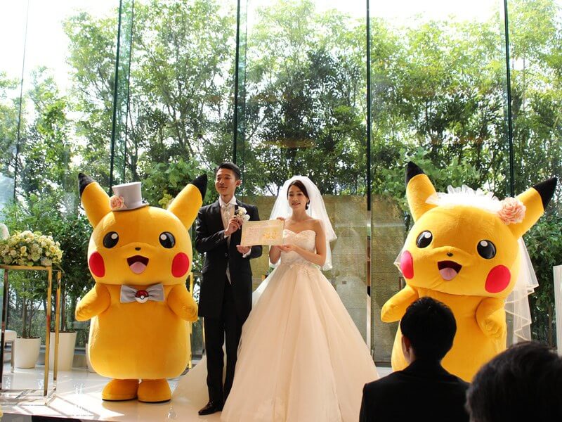 Official Pokémon weddings are now a thing in Japan