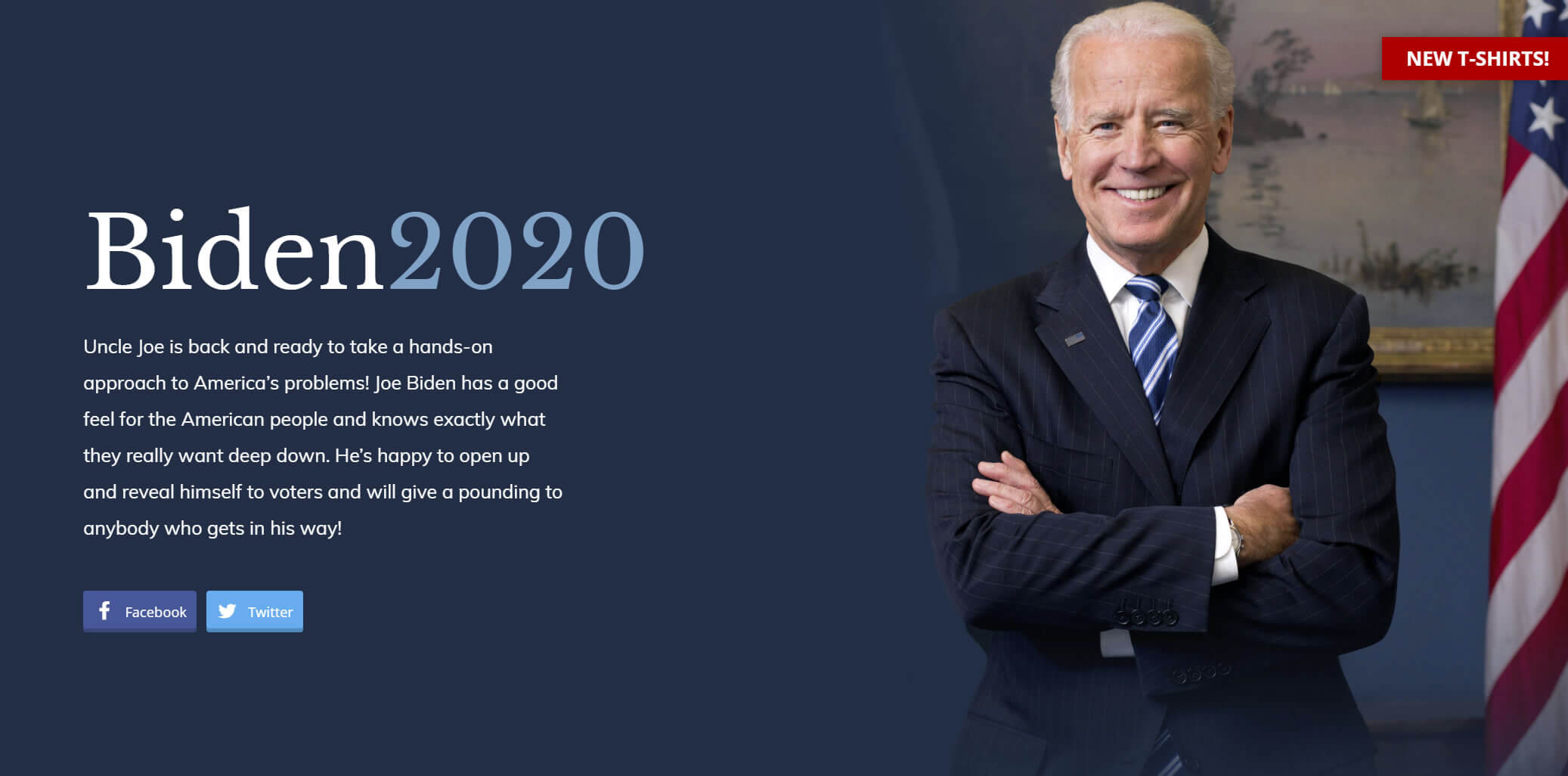 A fake Biden campaign site may be outperforming the real one