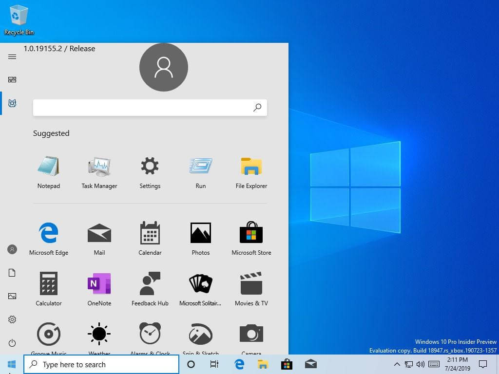 Microsoft accidentally leaks internal build of Windows 10 with redesigned Start menu