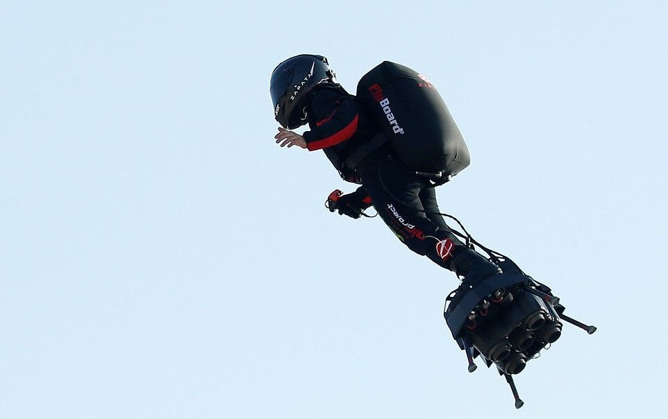 Hoverboard inventor's attempt to fly across English Channel fails at halfway point