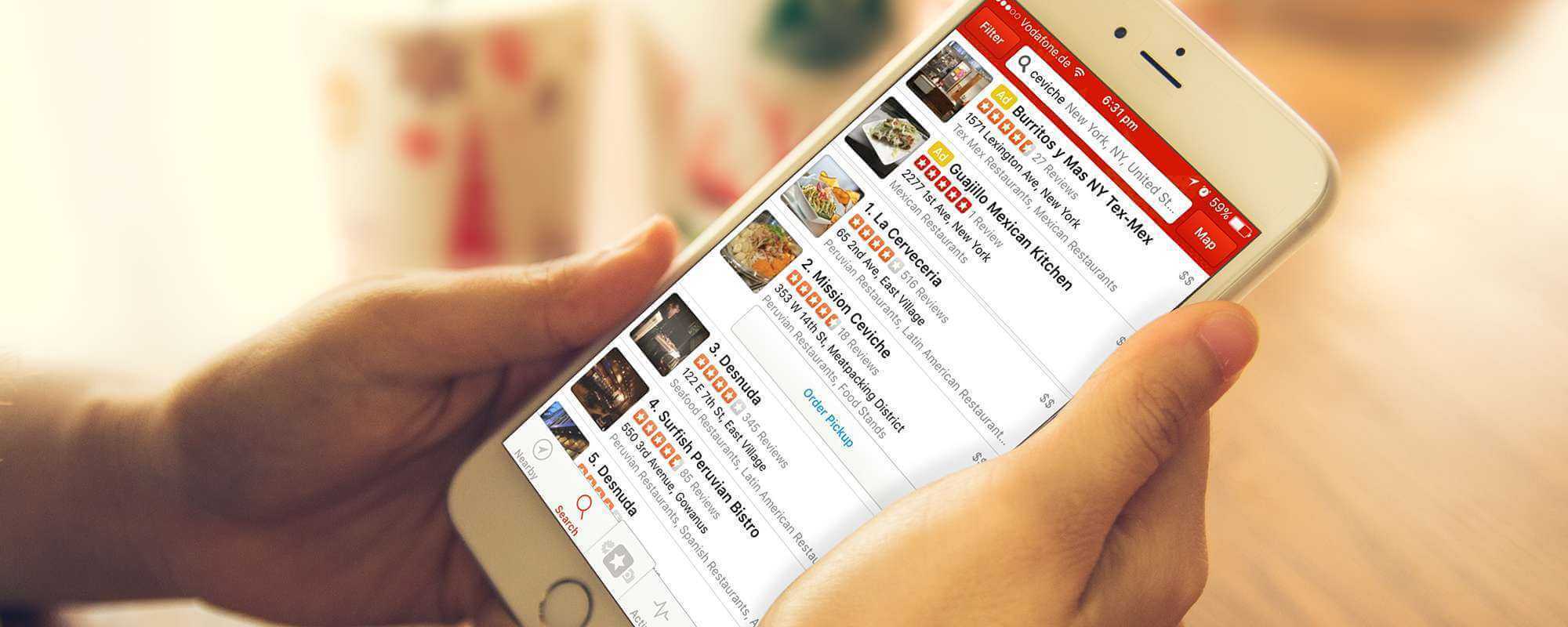 Yelp quietly swaps restaurant phone numbers with Grubhub-affiliated numbers