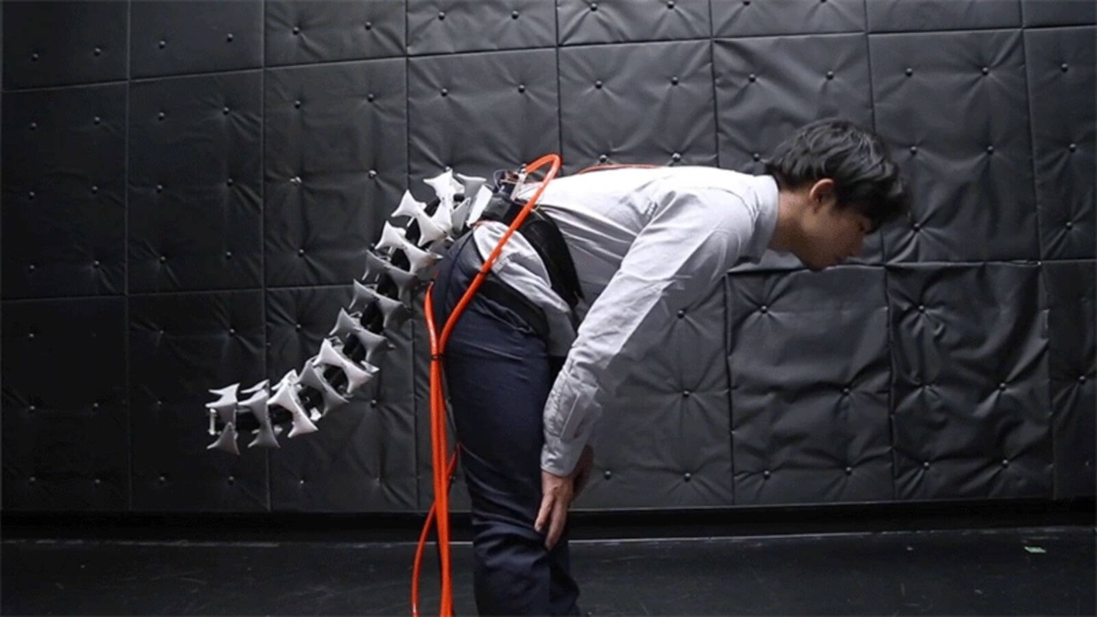 Check out this robotic tail that could improve your agility and balance