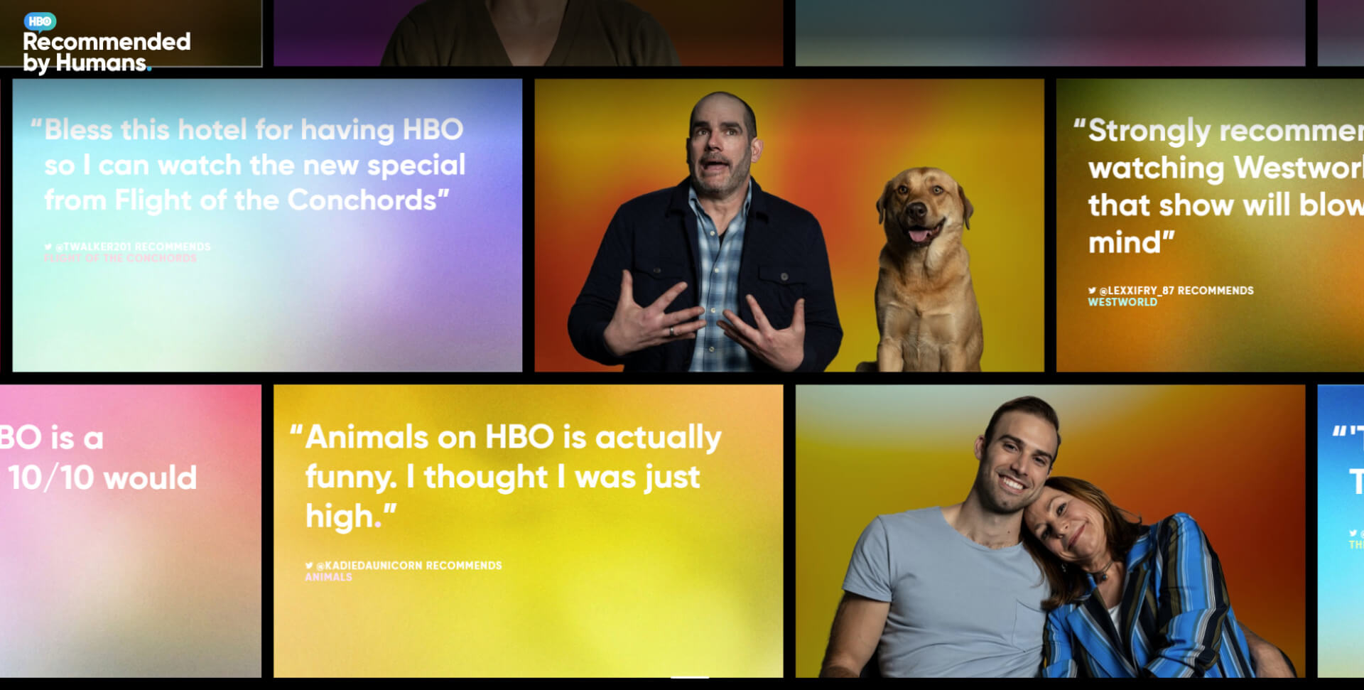 HBO launches a 'Recommended by Humans' website to give a taster of its praised shows