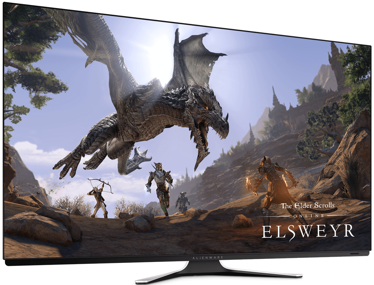 Alienware's 55-inch OLED gaming monitor launches in September priced at $4,000