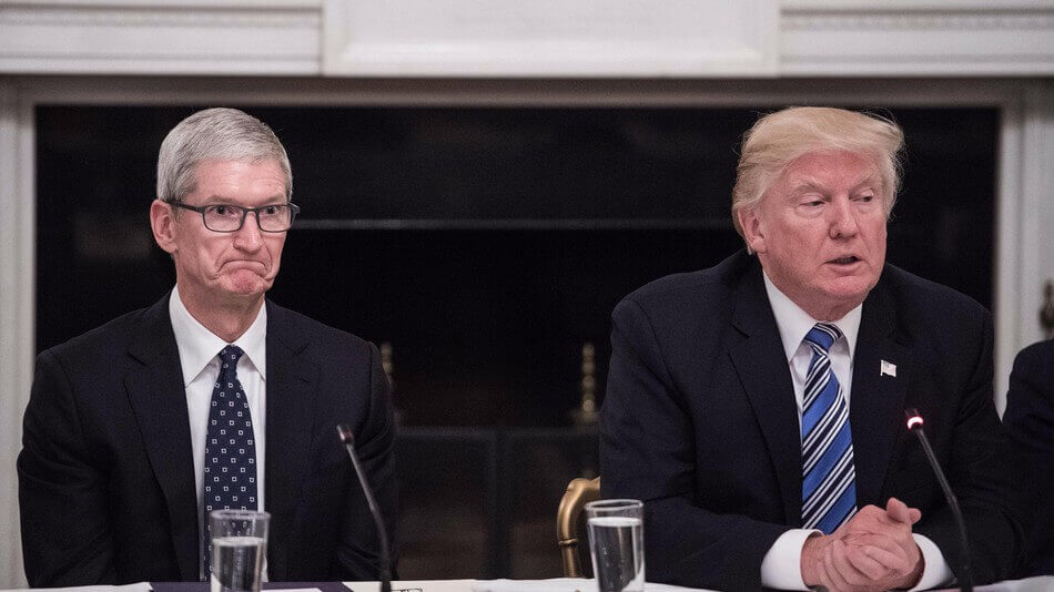 Tim Cook and President Trump discuss implications of the trade war on Apple