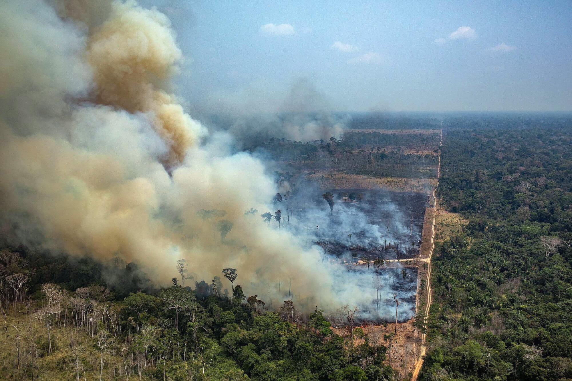 NASA maps carbon monoxide from the Amazonian fires in Brazil