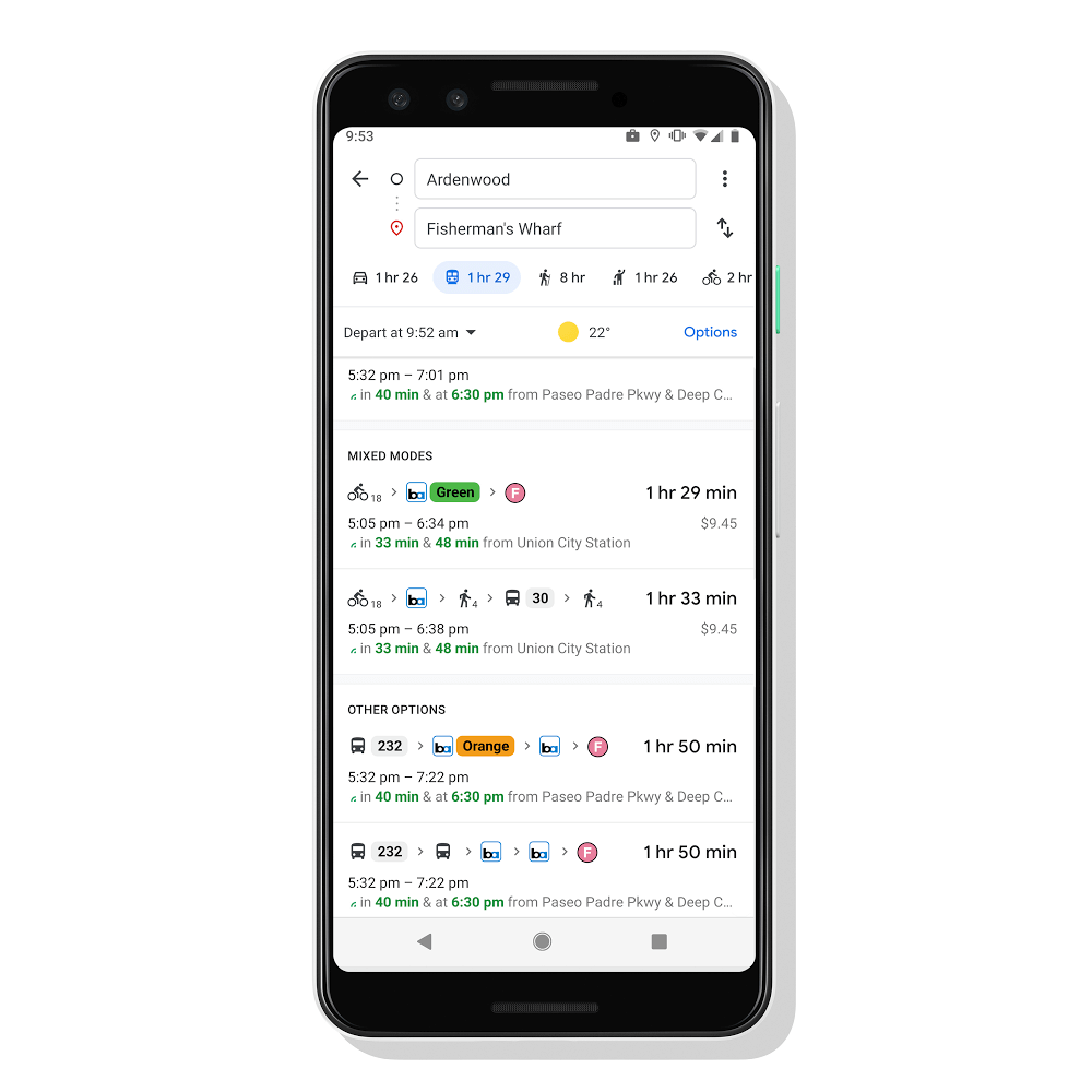 can i use google maps to track my bike ride