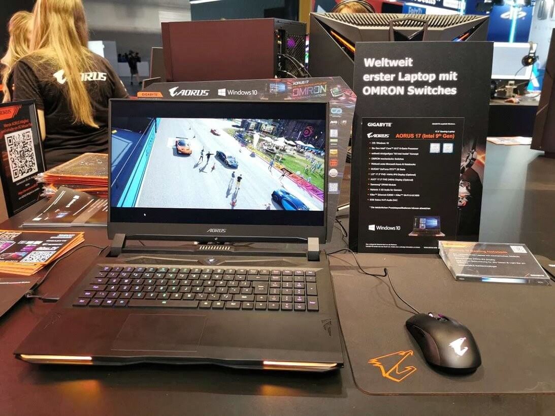 Gigabyte reveals the Aorus 17, a 17.3-inch gaming laptop behemoth with a 240Hz refresh rate