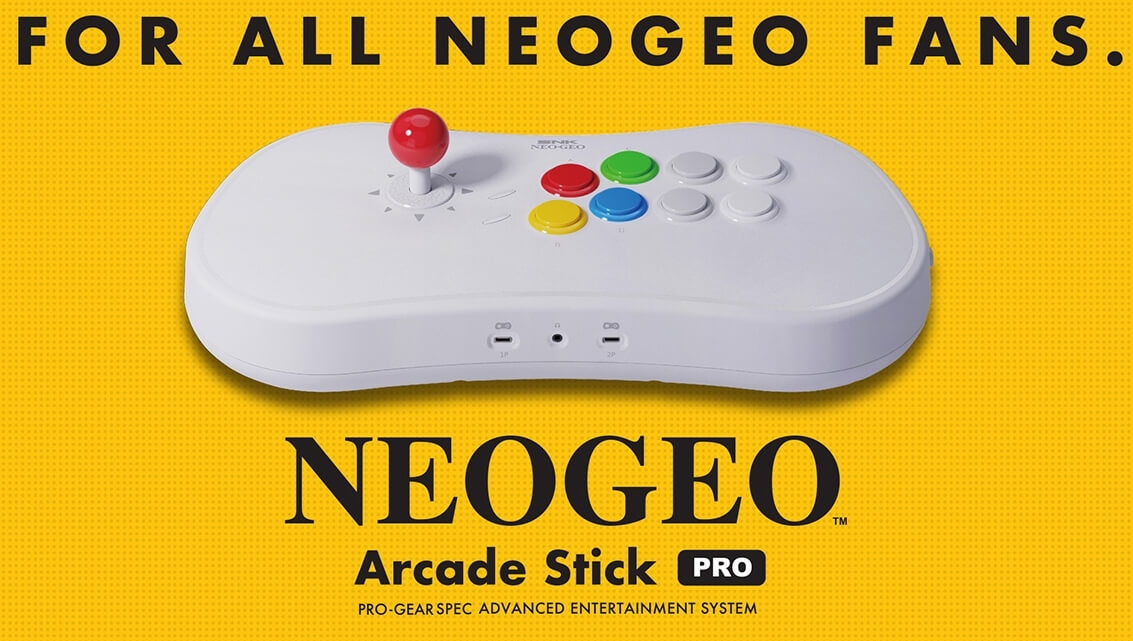 Neo Geo Arcade Stick Pro comes pre-installed with 20 classic fighting games