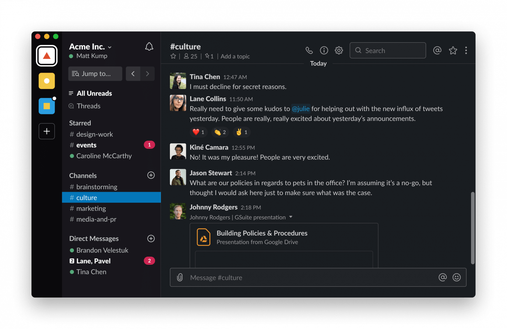 Slack rolls out dark mode for desktop