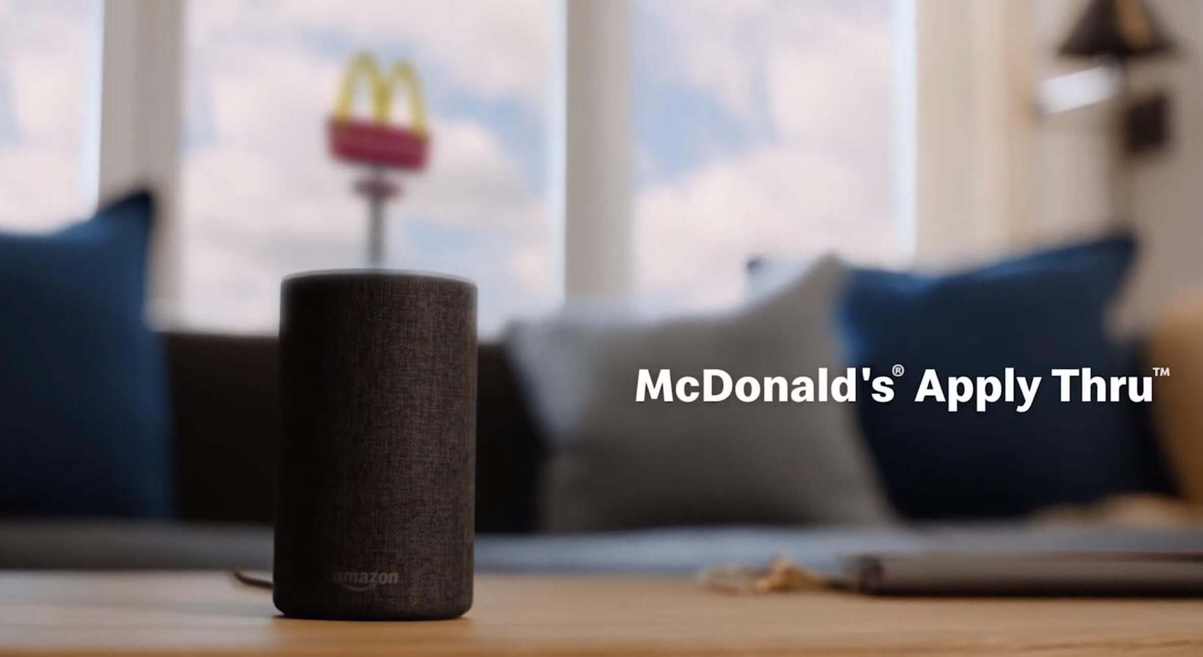 You can now apply for a job at McDonald's using Alexa and Google Assistant