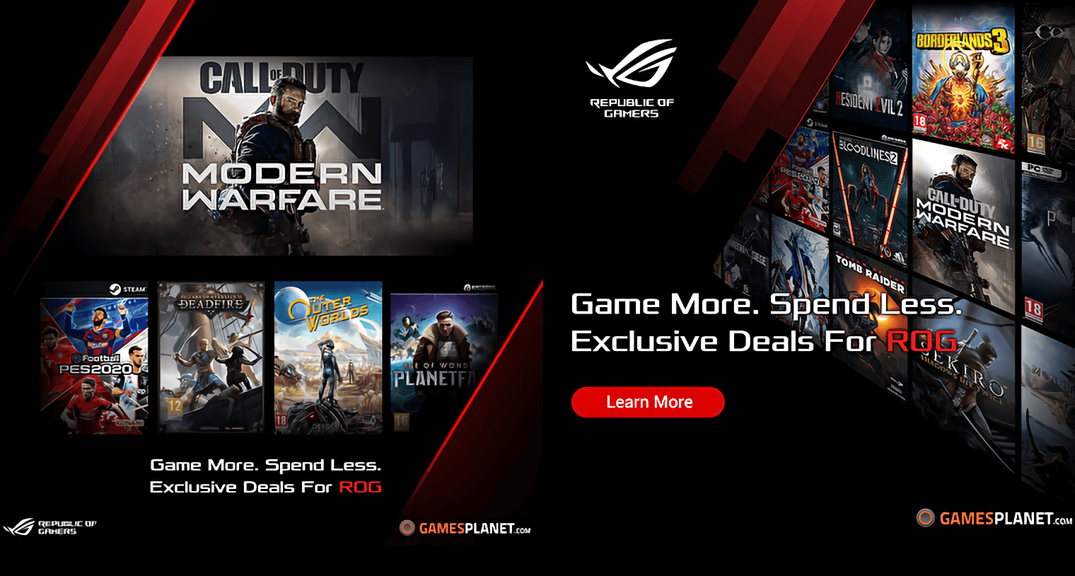 Asus and Gamesplanet partner up to offer games for bargain prices