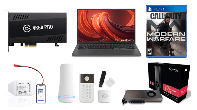 XFX Radeon 5700 for less than $300, Asus Vivobook 15 laptop for $299