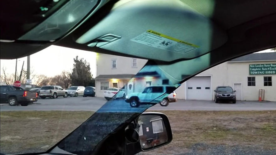Teen solves vehicle blind spot issue using webcam and projector
