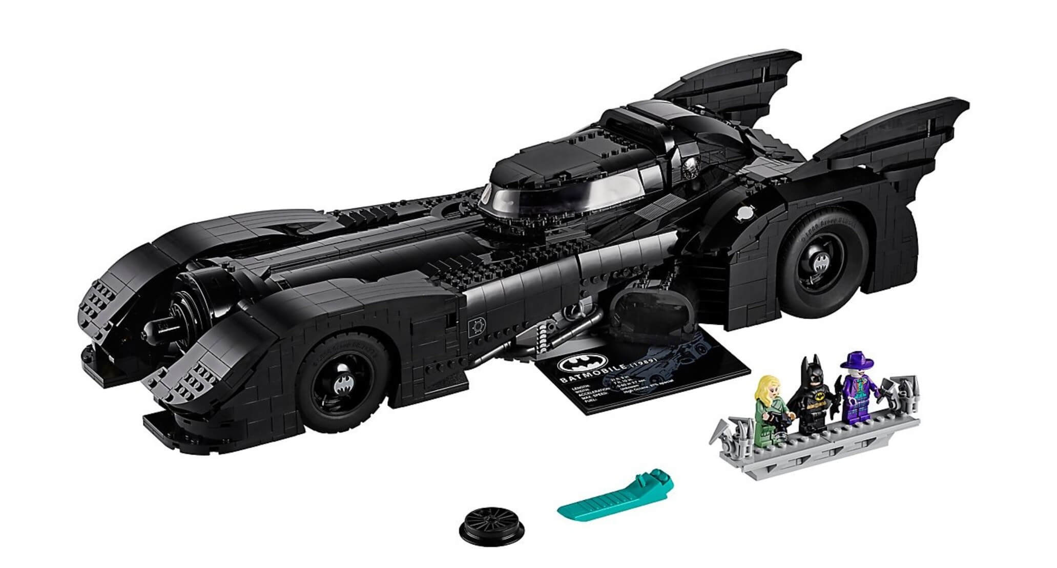 Lego launching a 3,300-piece Batmobile based on the 1989 movie version