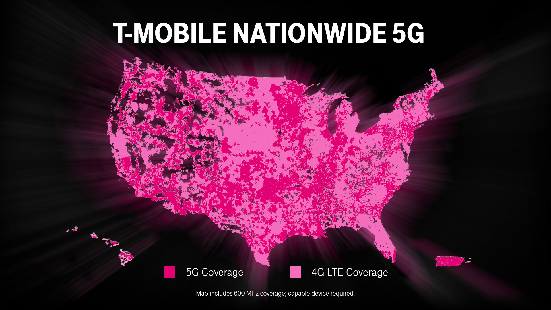 Metro T Mobile Coverage Map T-Mobile's 5G "Low-Band" Network Lights Up Across The Country | Techspot