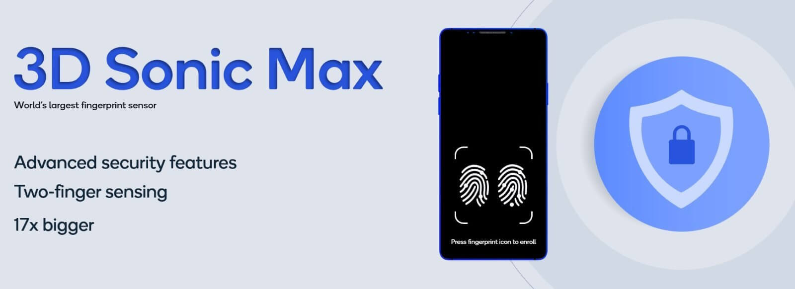 Qualcomm unveils its second-generation '3D Sonic Max' fingerprint sensor