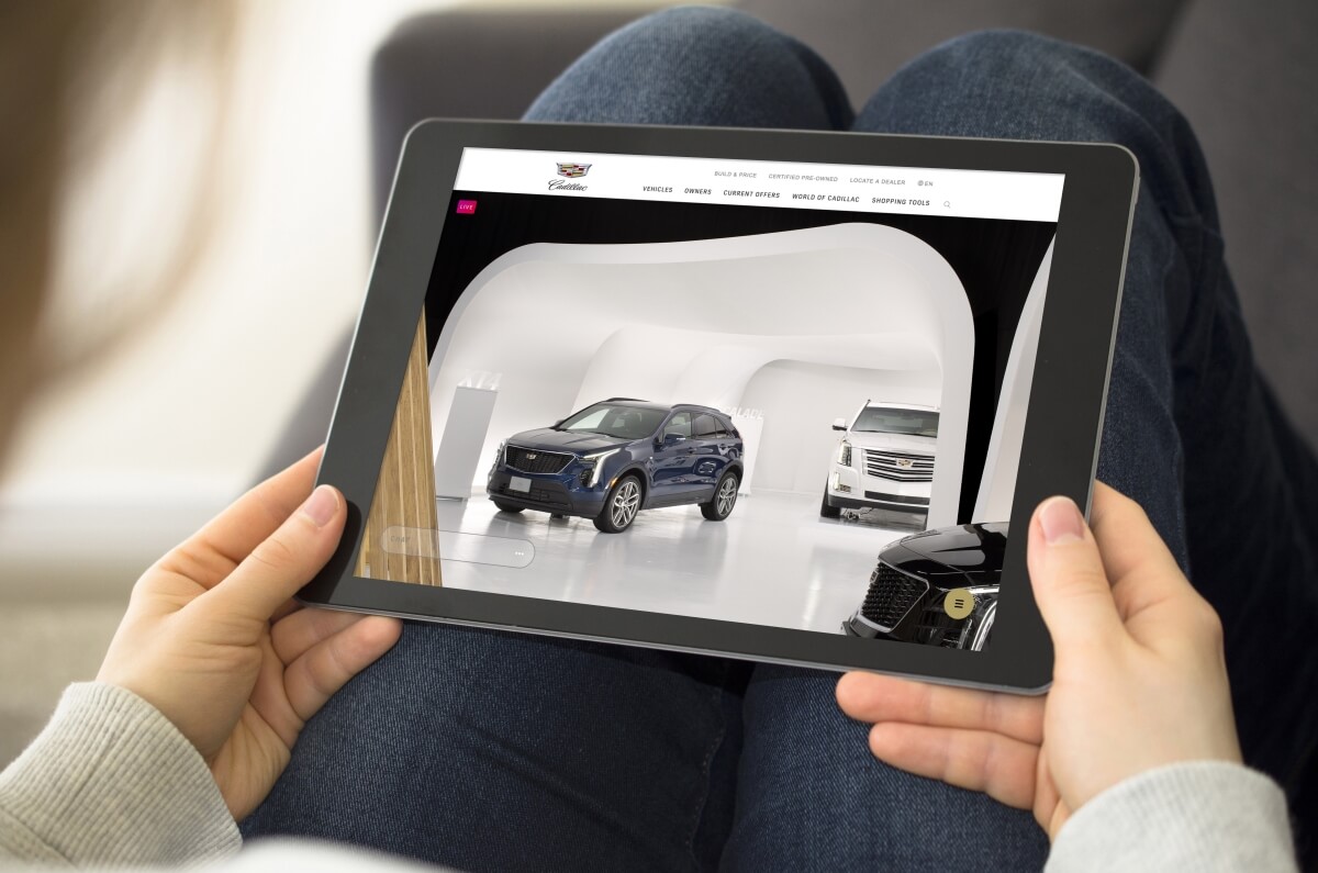 Cadillac Live lets you browse the showroom floor without leaving home