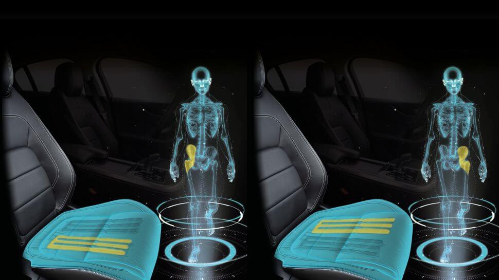 Jaguar develops a shape-shifting car seat that simulates walking
