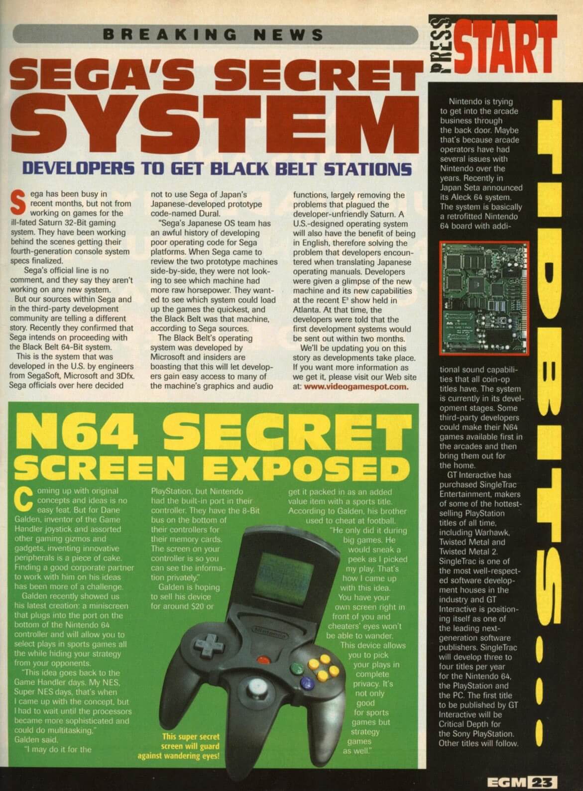 Did Sega Steal The Idea For Its Dreamcast Vmu From This N64 Prototype Accessory Techspot