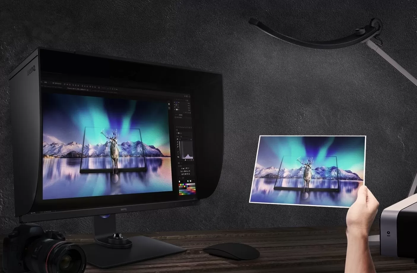 BenQ's new SW321C monitor shows what images will look like when printed out