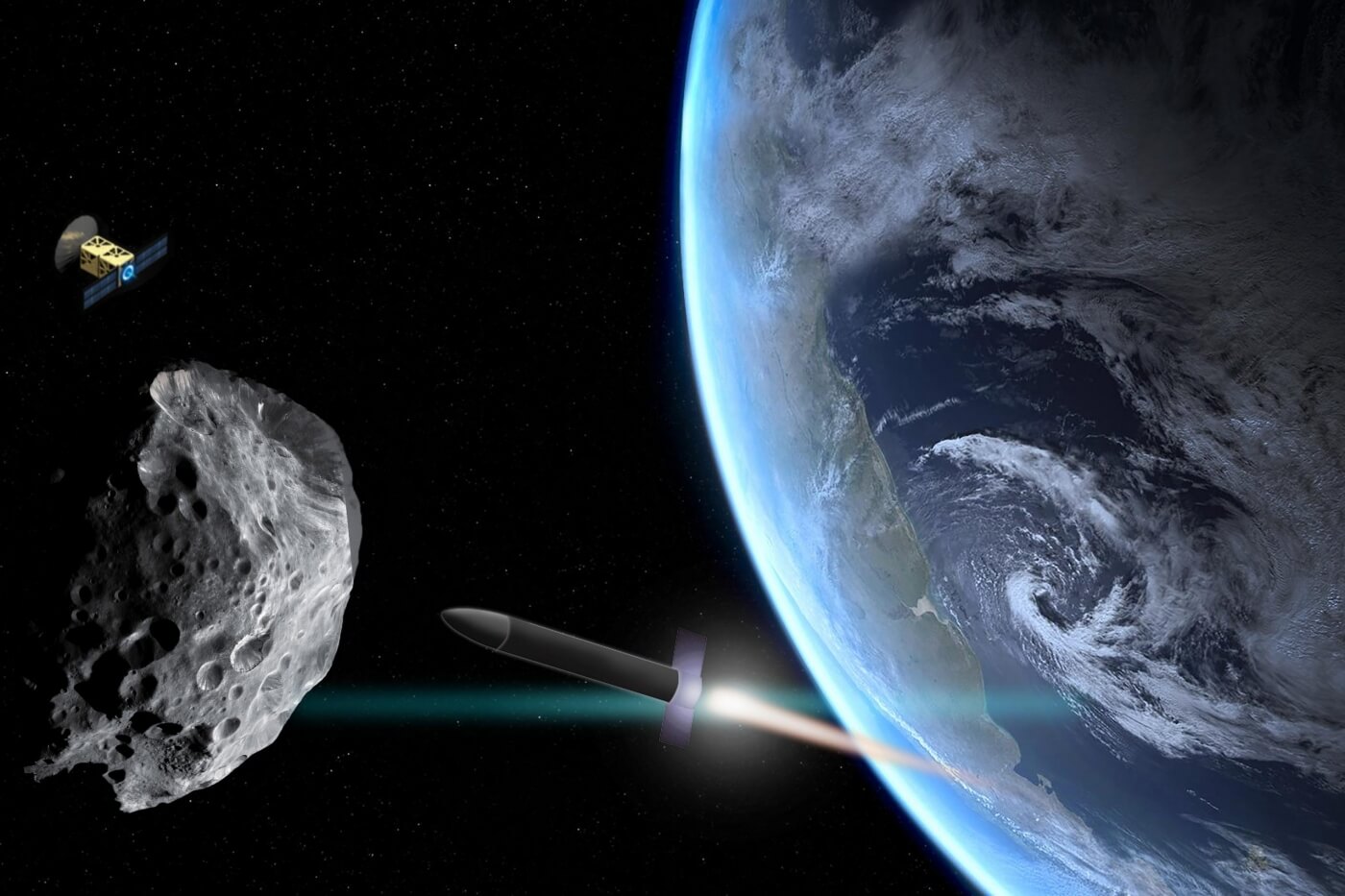 MIT developed a simulation to determine the best way to deflect an asteroid