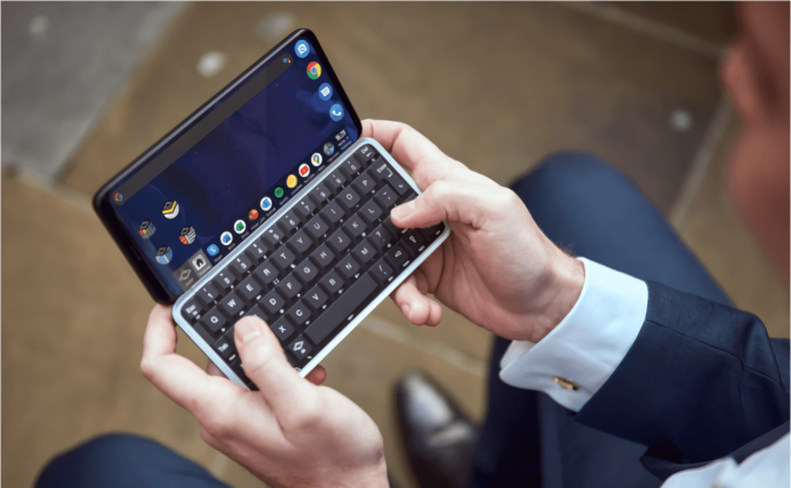 Planet Computers' Astro Slide features a physical keyboard, 5G, Android, and Linux