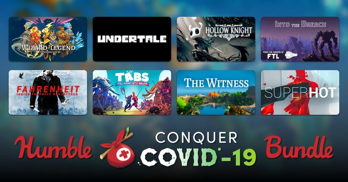 Humble Bundle helps fight coronavirus with 71 item game book